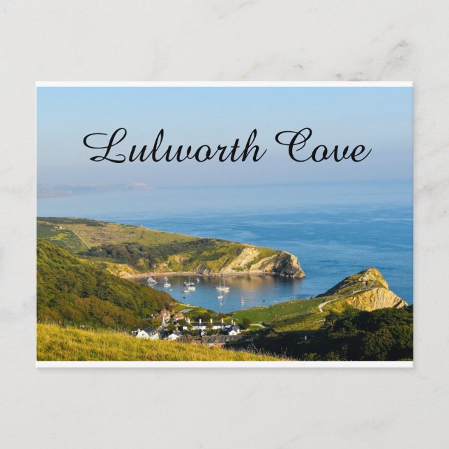 Cala Lulworth - Tarjeta postal del Reino Unido (Anverso)