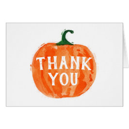 Calabaza acuarela Gracias