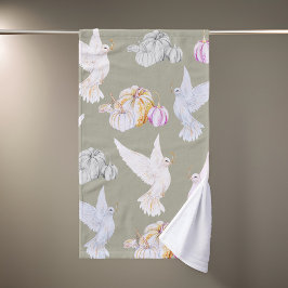 Calabaza acuarela y acción de gracias de la cocina