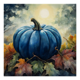 Calabaza azul - Poster