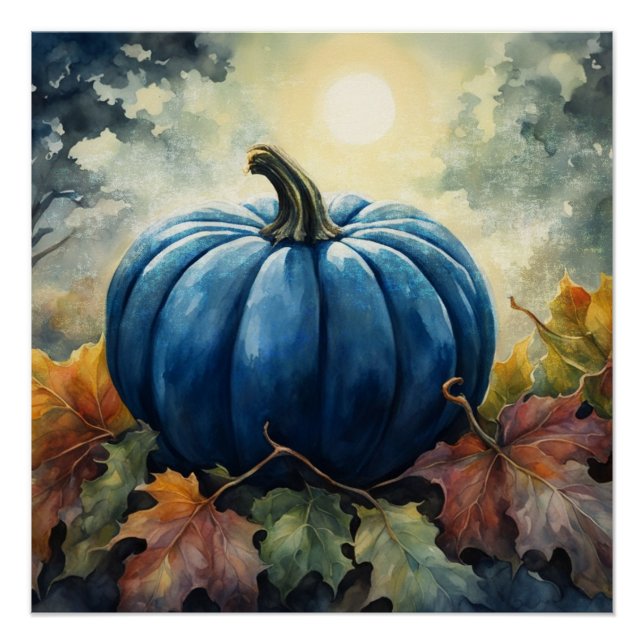 Calabaza azul - Poster (Anverso)