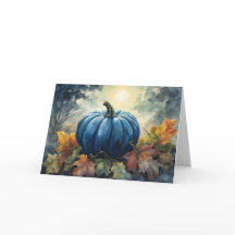 Calabaza azul - Tarjeta de saludo