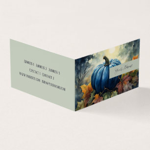 Calabaza azul - Tarjeta de visita