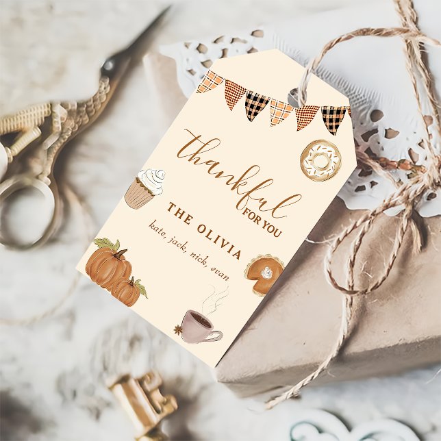 Calabaza Caída Agradecida Por Tu Etiqueta De Regal (Subido por el creador)