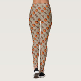 Calabaza Calabaza Calabaza Café Latte Tan Leggings