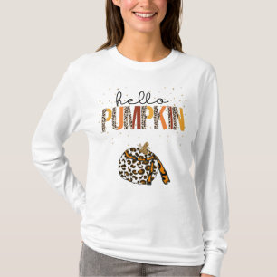 Calabaza camiseta con calabaza