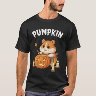 Calabaza – Camiseta de hámster Jack-O'-Lantern de