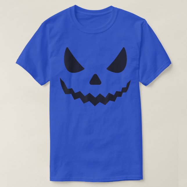 Calabaza cara camiseta de Halloween (Diseño del anverso)