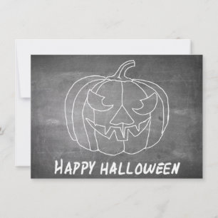 Calabaza con aspecto de pizarra para Halloween 3