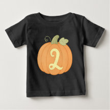 Calabaza Cuta Camisa de Segundo Cumpleaños | Otoño
