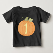 Calabaza Cuta Primera Camisa de Cumpleaños | Otoño