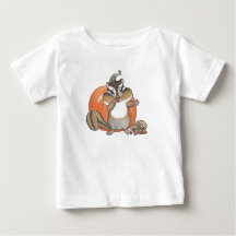 Calabaza Cute Chipmunk (ardilla) Camiseta para beb
