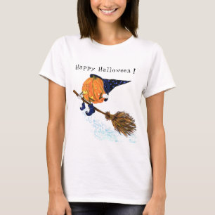 Calabaza de brujas de camiseta de Halloween voland