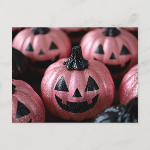 Calabaza de calabaza con tarjeta de saludo de Hall