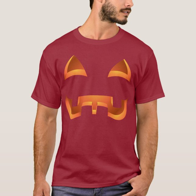Calabaza de camisetas de Halloween Tee Camisa de J (Anverso)