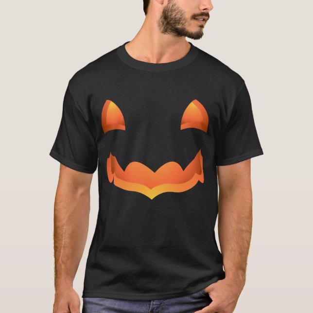 Calabaza de camisetas de Halloween Tee Camisa de J (Anverso)