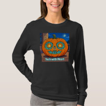 Calabaza de Circuito Brillante - Camiseta de Manga