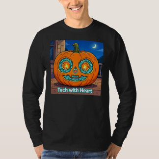 Calabaza de Circuito Brillante - Camiseta Manga La