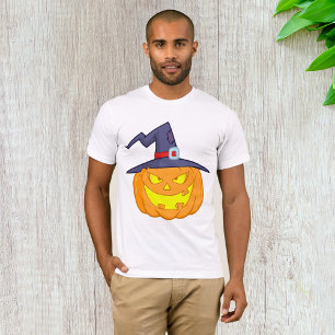 Calabaza De Halloween Con Camiseta De Un Gorra De 