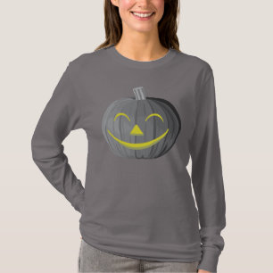 Calabaza de Halloween con miedo Camiseta blanca y 