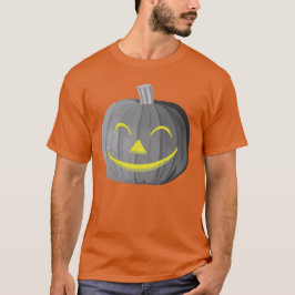 Calabaza de Halloween con miedo Camiseta blanca y