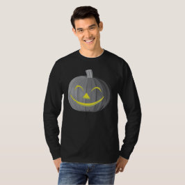 Calabaza de Halloween con miedo Camiseta blanca y