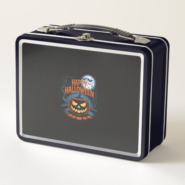 Calabaza de Halloween espeluznante (Anverso)
