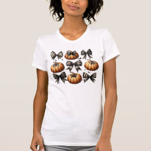 Calabaza de Halloween Girly y camiseta de arcos