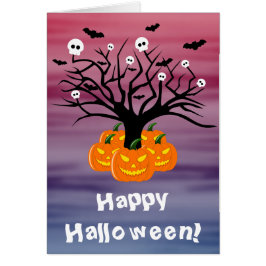 Calabaza de Halloween Jack del Árbol Muerto de los