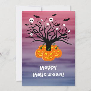 Calabaza de Halloween Jack del Árbol Muerto de los