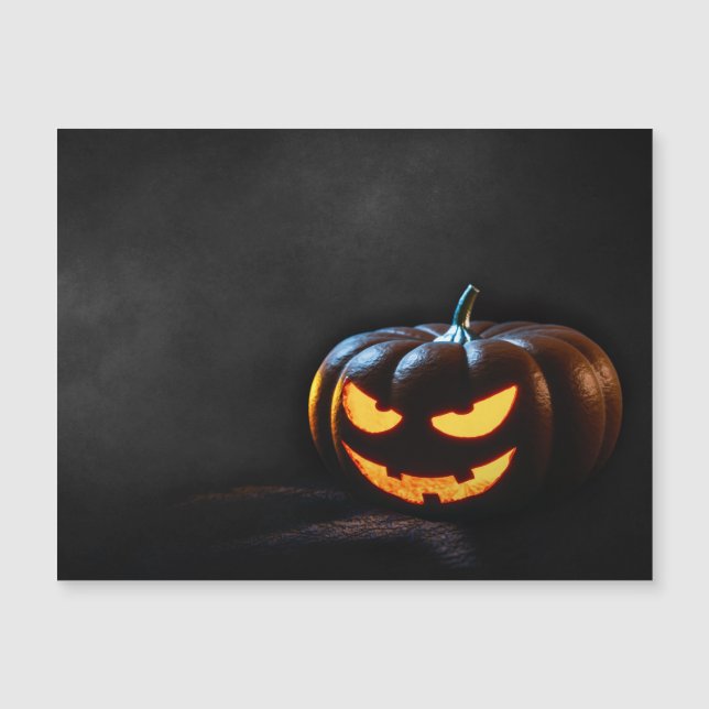 Calabaza de Halloween Jack-O-Lantern Spooky (Anverso)