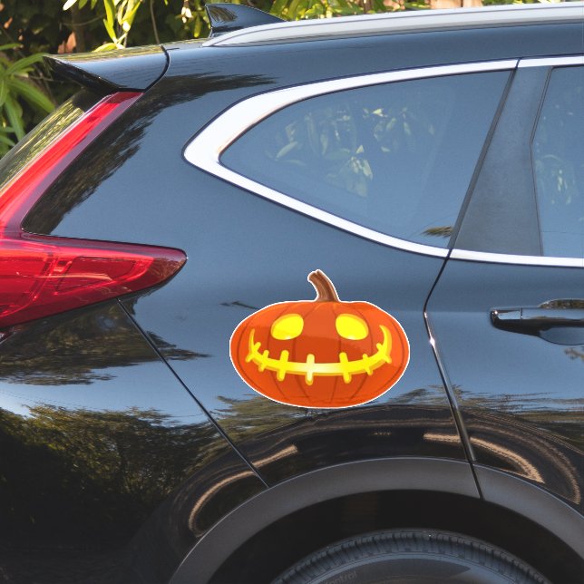 CALABAZA DE HALLOWEEN PEGATINA (Lado del coche)