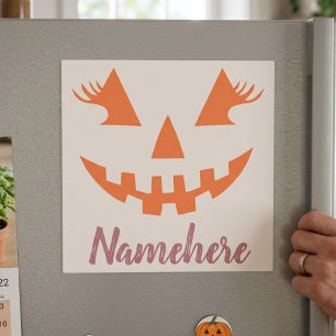Calabaza de Halloween personalizada femenina Jack 