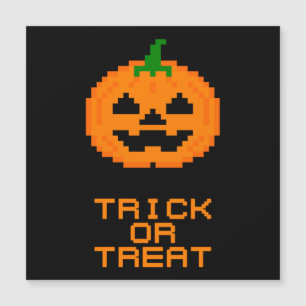 CALABAZA DE HALLOWEEN - TRUCO O TRATO Tarjeta Magn