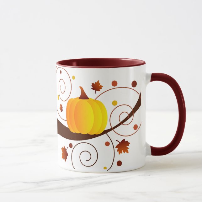 Calabaza de la caída - taza (Derecha)