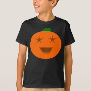 Calabaza de niños en camiseta
