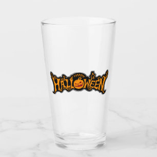 Calabaza de ojos rubíes Feliz Halloween enmarcada