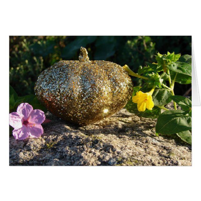 Calabaza de oro y flores de cuádruple (Anverso (Horizontal))