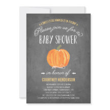 Calabaza de otoño | Invitación de Baby Shower