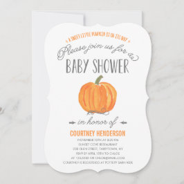 Calabaza de otoño Ombre | Invitación de Baby Showe