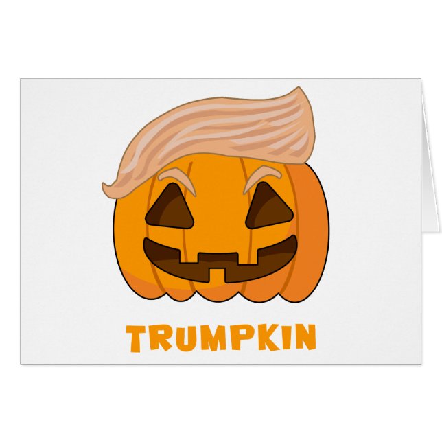 Calabaza de Trumpkin Donald Trump (Anverso (Horizontal))