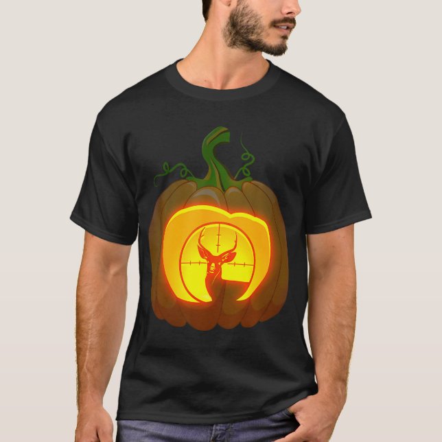 Calabaza de venados - Camisa Halloween (Anverso)
