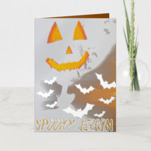 Calabaza de vibraciones espeluznante de Halloween 