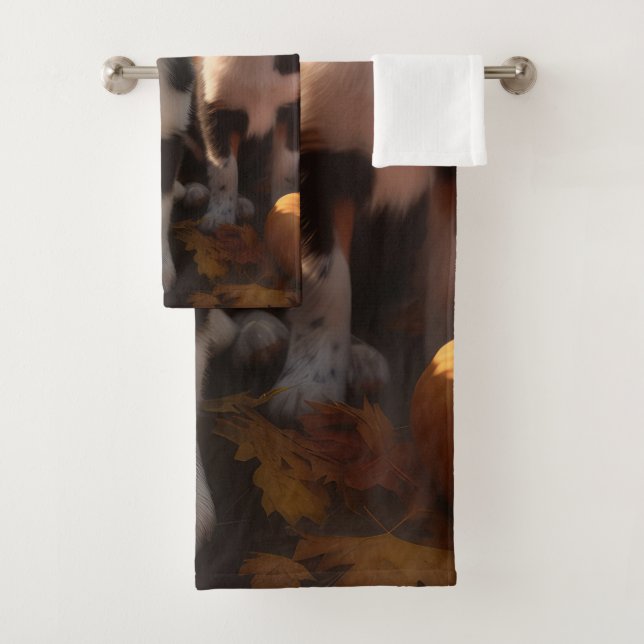 Calabaza deslumbrante del otoño de la cachorro pas (In situ)