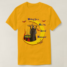 Calabaza dorada (Unisex) Camiseta de Halloween