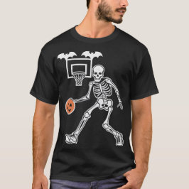 Calabaza Dunker, camiseta de Skeleton Basketball