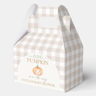 Calabaza en camino Cajas de regalos para baby sho