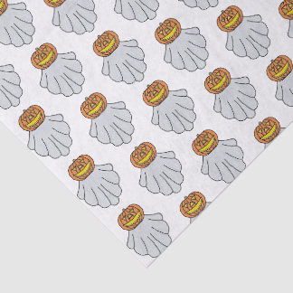 Calabaza Fantasma (blanco) - Papel de Seda