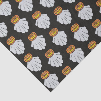 Calabaza Fantasma (negro) - Papel de Seda