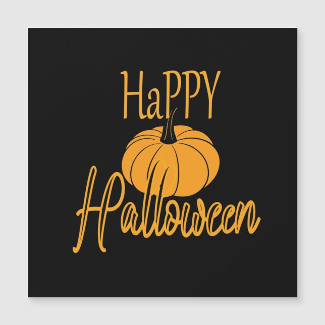 Calabaza feliz de Halloween (Anverso)